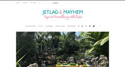 Desktop Screenshot of jetlagandmayhem.com